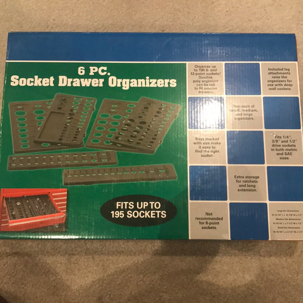 Socket Drawer Organizers